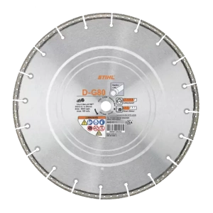 Disque à découper diamanté, Ø 350mm, fonte ductile, D-G80
